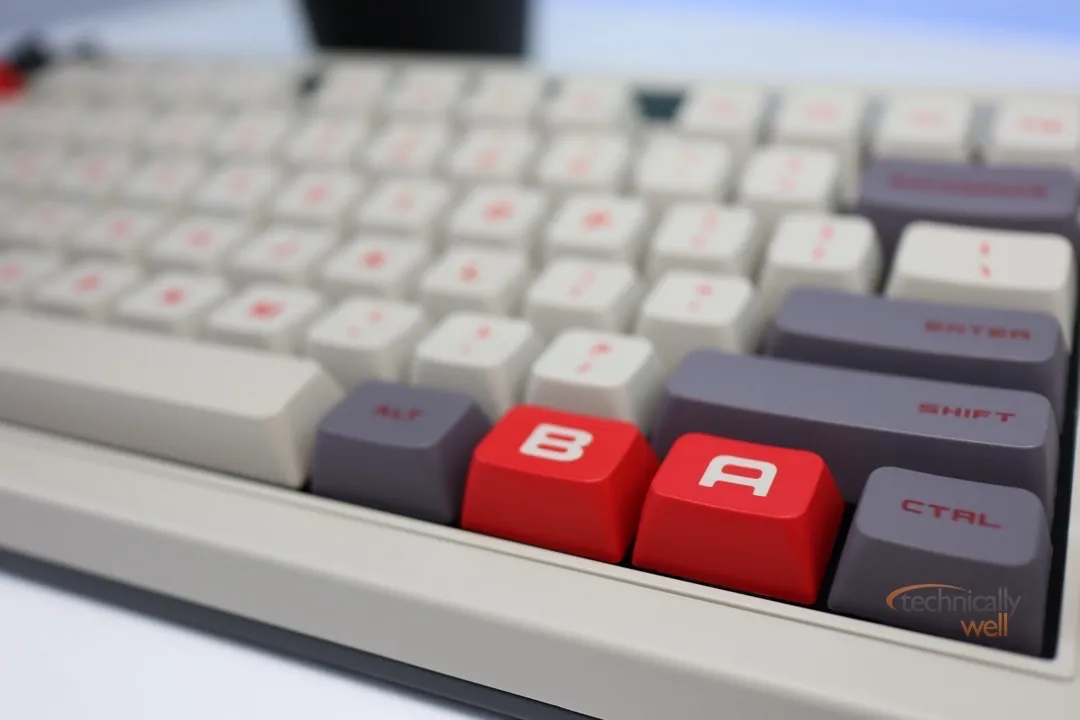 8BitDo Retro Mechanical Keyboard close up