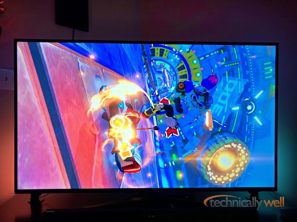 Philips Sync Box while playing Mario Kart