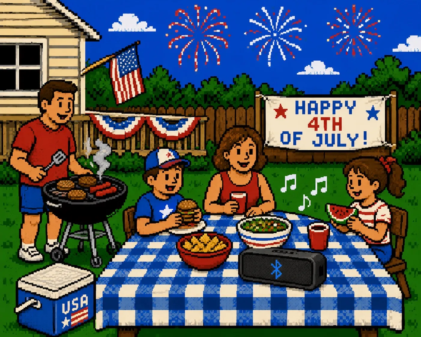Fourth of July cookout