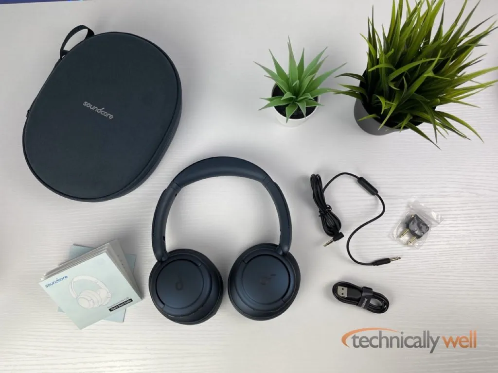 Soundcore Life Q35 with included accessories