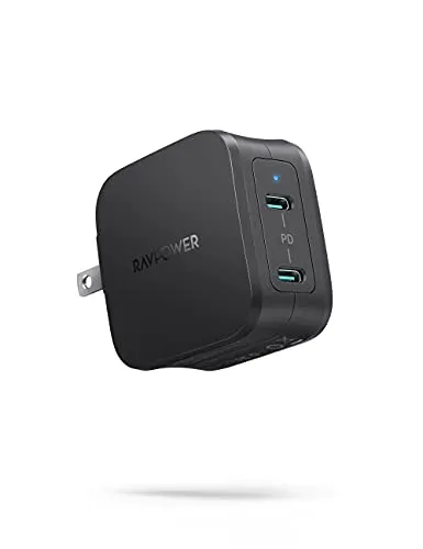 RAVPower 40W 2-Port USB-C Wall Charger