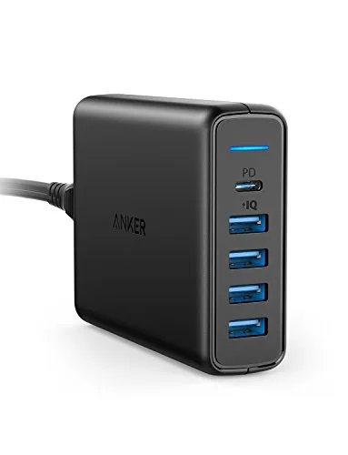 Anker PowerPort 5 with USB-C Power Delivery 2017 Review