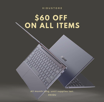 $60 off on all items