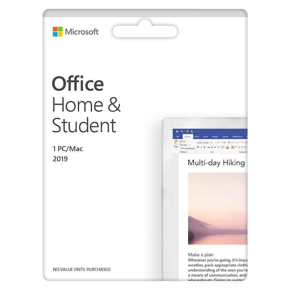 office home & student 2016 for mac, 1 mac product key card