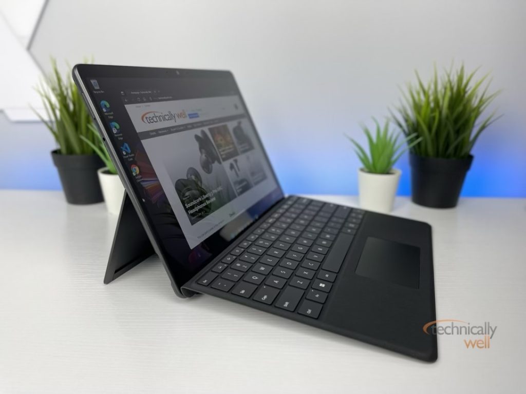 Surface Pro 8 with keyboard