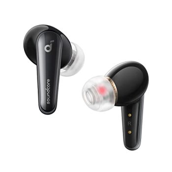 soundcore by Anker Liberty 4, Noise Cancelling Earbuds, True Wireless Earbuds with ACAA 3.0, Dual Dynamic Drivers for Hi-Res Premium Sound, Spatial Audio with Dual Modes, All-New Heart Rate Sensor