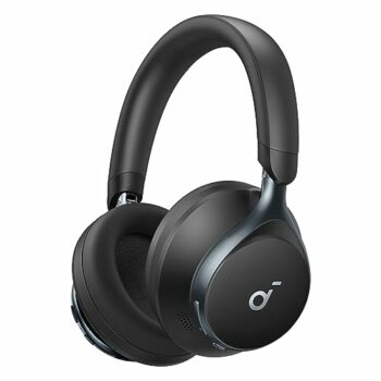 Soundcore by Anker, Space One, Active Noise Cancelling Headphones, 2X Stronger Voice Reduction, 40H ANC Playtime, App Control,LDAC Hi-Res Wireless Audio,Comfortable Fit,Clear Calls, Bluetooth 5.3